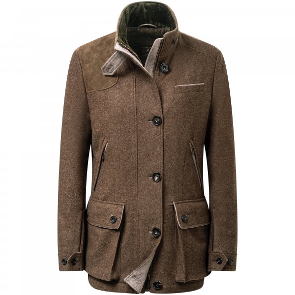 Habsburg »Anita« Ladies’ Loden Jacket, Mud/Slate, Size 38