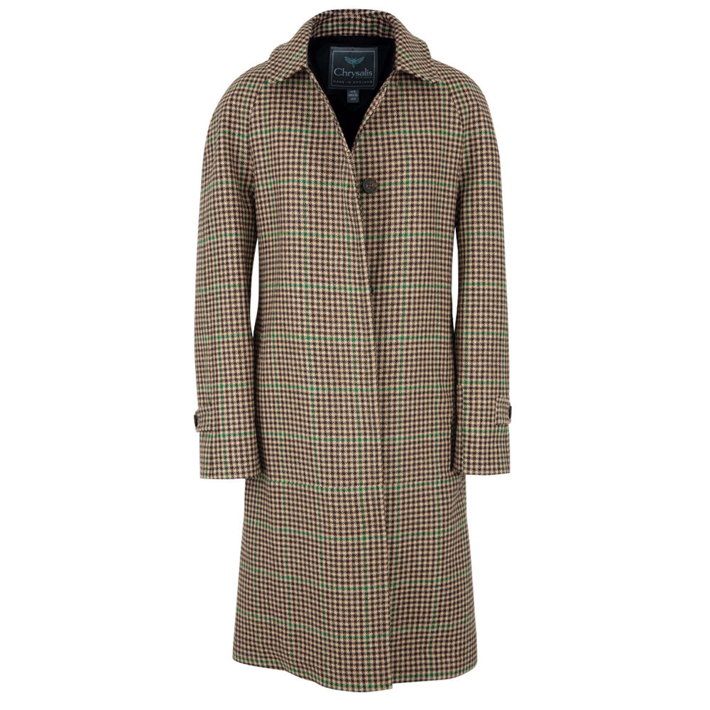 Raglan tweed coat hotsell