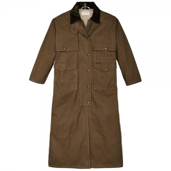 Filson Women's Dry Finish Duster Coat, marsh olive, taille S