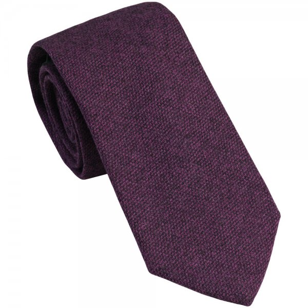 Laksen Krawatte, Tweed, lila