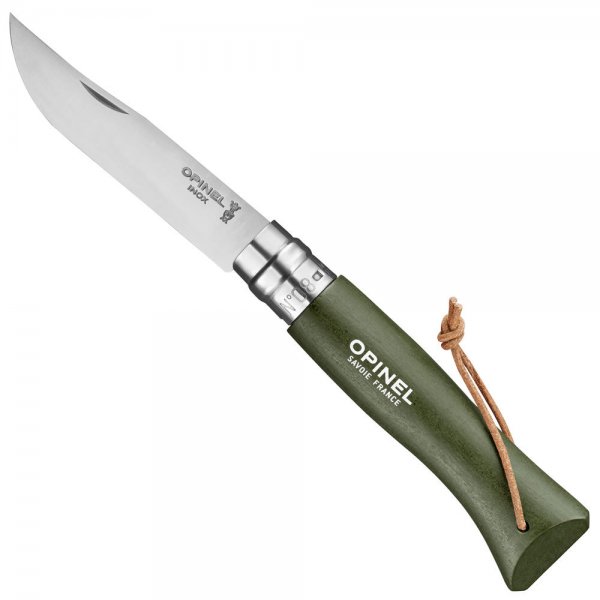 Couteau pliant Opinel, N° 8, trekking, vert