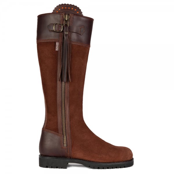 Penelope Chilvers Ladies Inclement Long Boots, Chestnut, Size 41