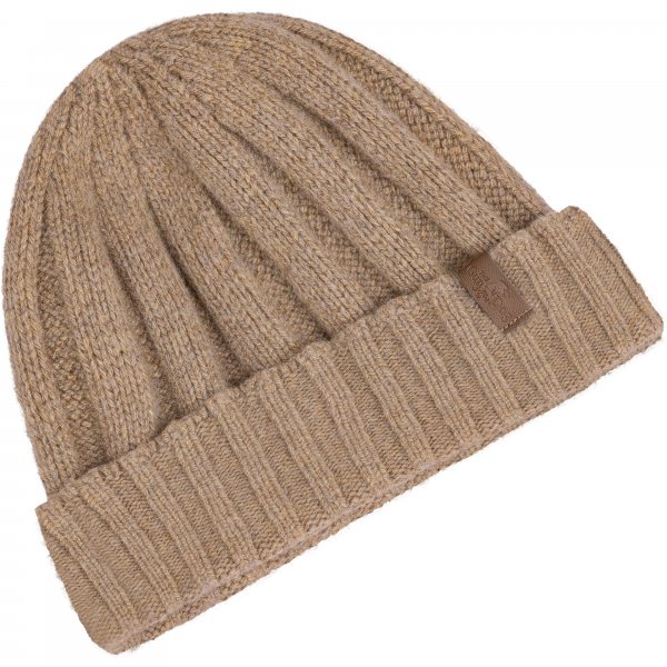 Knitted Cashmere Hat, Brown