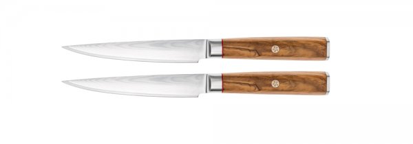 Coltelli da bistecca e da tavola DICTUM »Oliva«, set, 2 pezzi