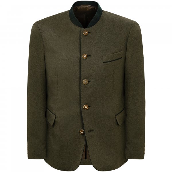 Habsburg »Johann Karl« Men's Traditional Jacket, Cashmere, Moss, Size 26