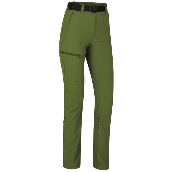 Damskie spodnie funkcyjne „Lulaka”, military green, rozmiar 34