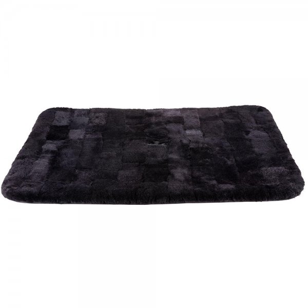 Werner Christ »Sheepy« Lambskin Dog Blanket, Black, 100 x 80 cm