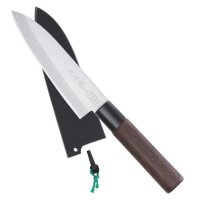 Cuchillo para pescado y carne, Saku Hocho, con vaina de madera, Gyuto