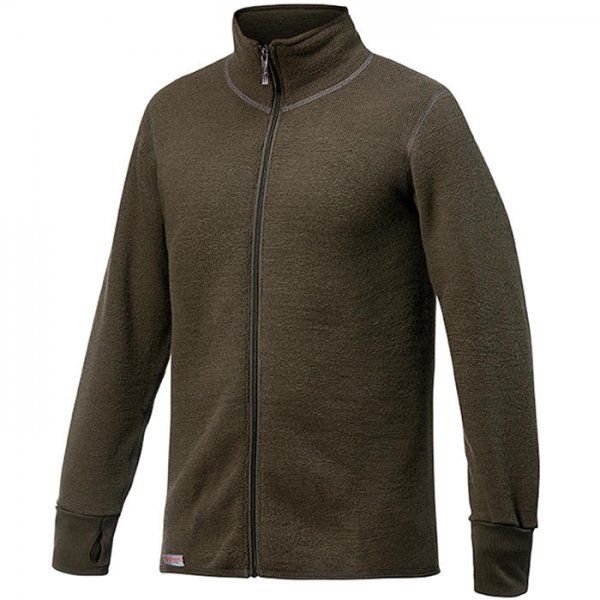 Kardigan Woolpower, zielony, 600 g/m², rozmiar M