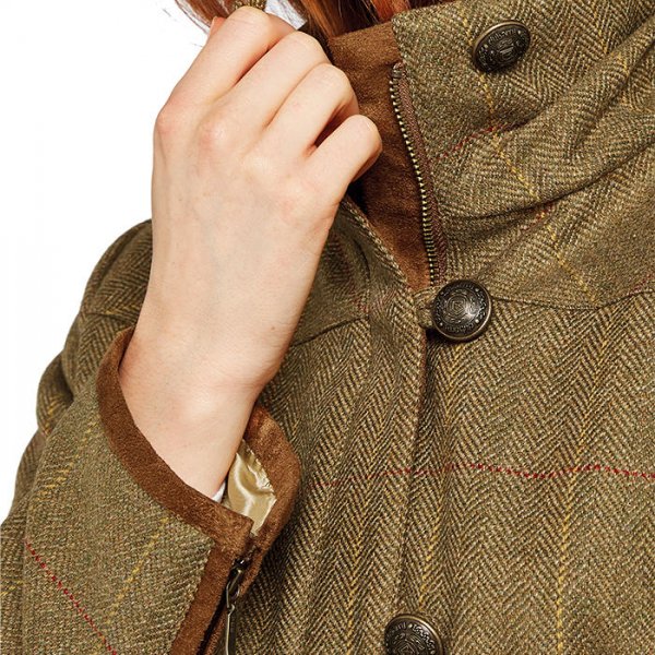Dubarry Bracken Ladies Tweed Coat Elm Size 34 Coats The GunDog Affair