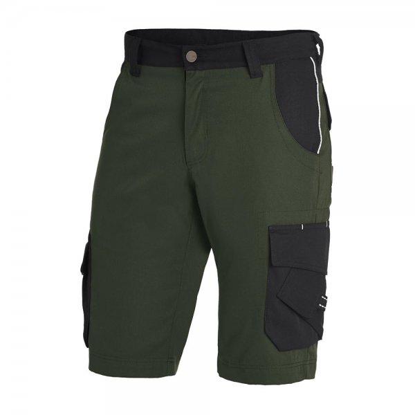 FHB »Theo« Men's Bermuda Shorts, Olive/Black, Size 50