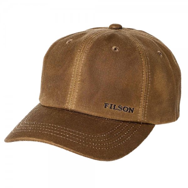 Filson Oil Tin Low-Profile Logger Cap, tan