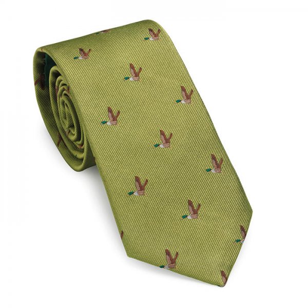 Laksen Krawatte Ente, hellgrün