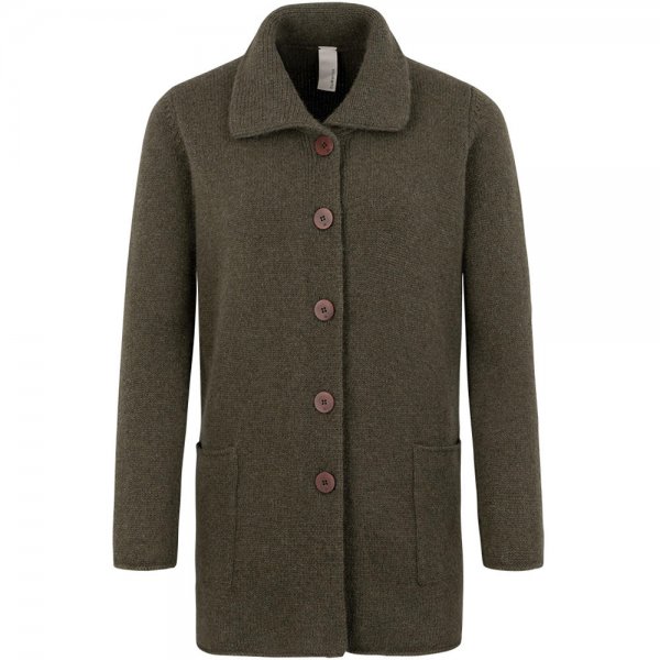 Cardigan en cachemire pour femme »Chiara«, vert sapin, taille XS