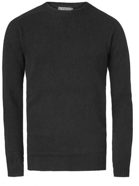 Men’s Cashmere Sweater, Black, Size XL