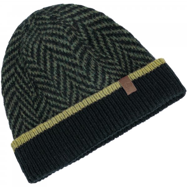 Men's Herringbone Hat, Green/Olive