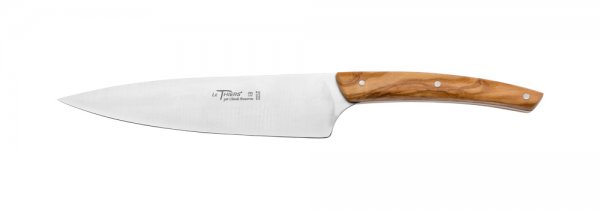 Cuchillo de cocina Le Thiers »Découper«, madera de olivo