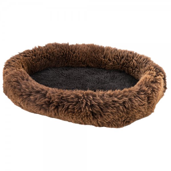 Schaffell-Hundebett »Donut«, marone, Größe S
