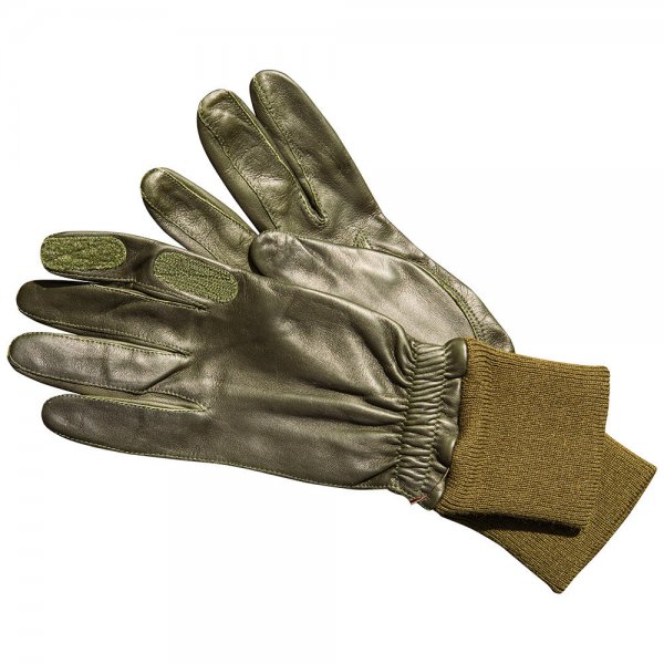 Men's Shooting Gloves »The Marksman«, Olive, Size L
