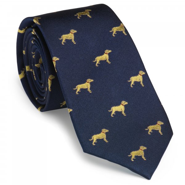 Laksen Krawatte, Hund, dunkelblau
