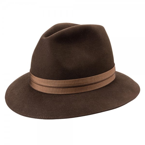 Sombrero para hombre Zapf »Charly«, café, talla 59