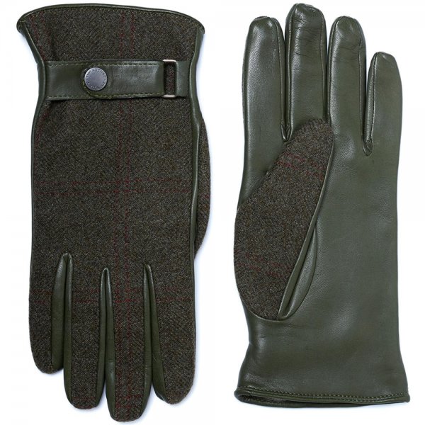 Purdey Herren Kaschmir-Handschuhe, Legerwood, Größe 7 ½