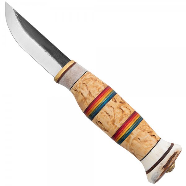 Cuchillo de caza y exteriores Wood Jewel, »Rainbow«