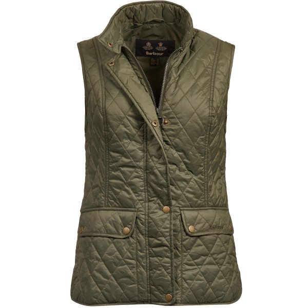 Barbour »Otterburn« Ladies' Quilted Vest, Olive, Size 36