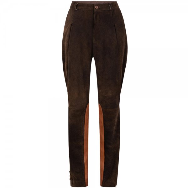 Pantaloni in pelle capra scam. donna Meindl » Safari Club«, noce, taglia 40