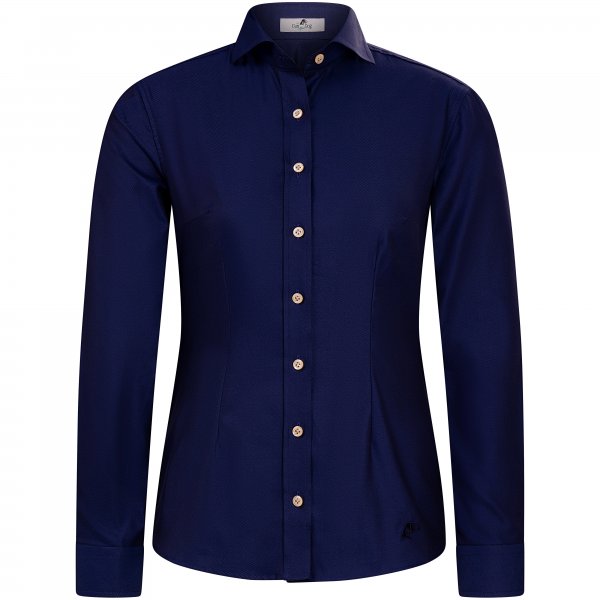 Camicia da donna »Amber«, twill, blu notte, taglia 40