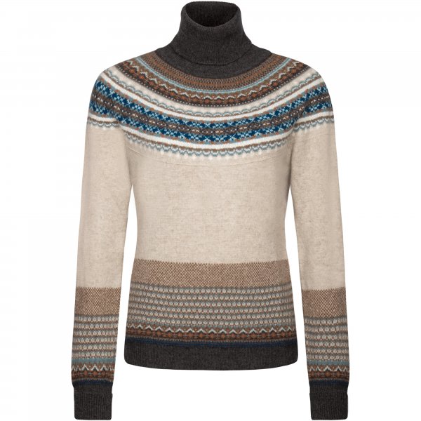 Maglione a collo alto da donna Eribé Fair Isle, Taurus, taglia XS