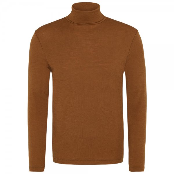 »Marco« Men's Turtleneck Sweater, Cognac, Size M