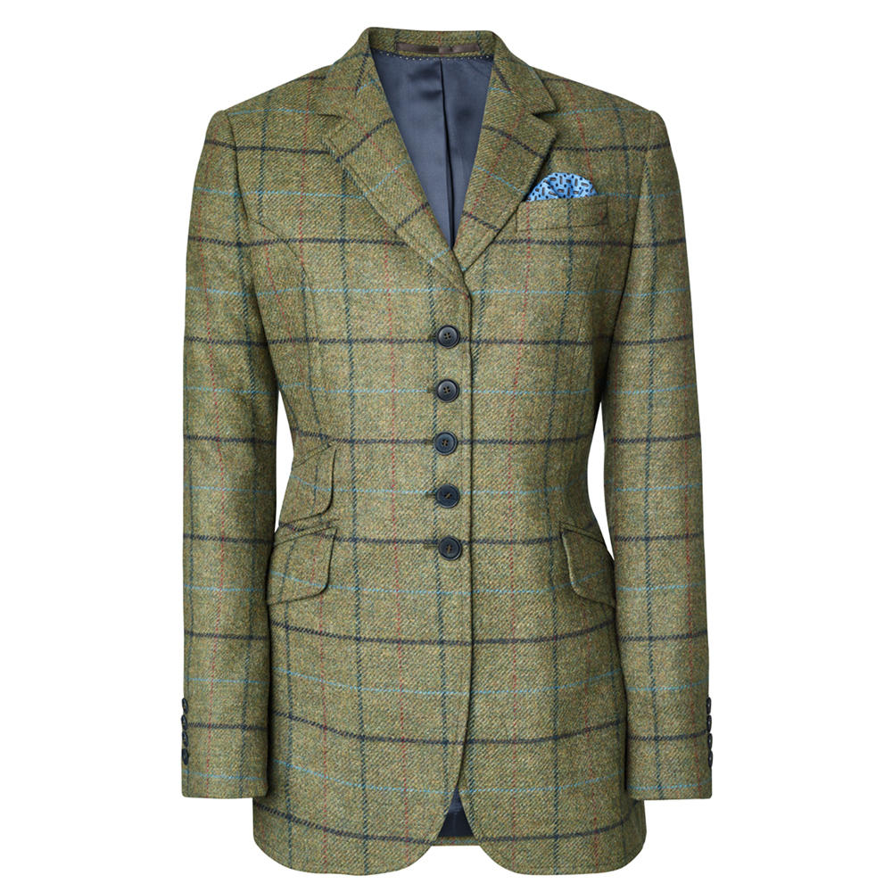 Women's chequered blazer cheap