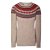 Lugano: Beige mit Bordeaux, Rot, Braun und Blau