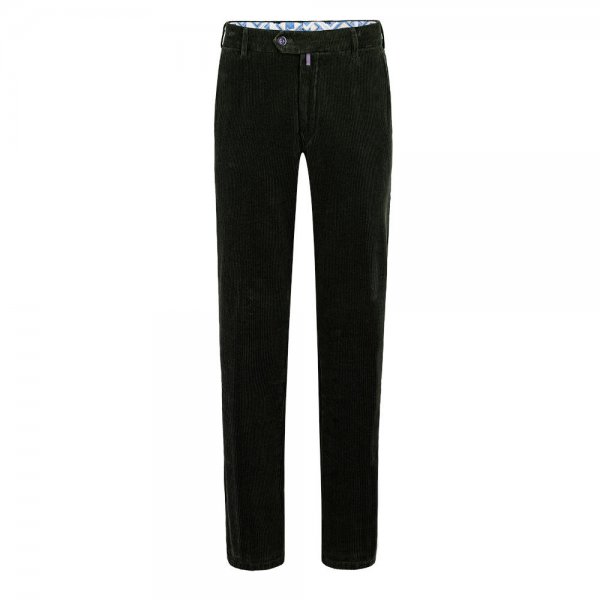 Meyer spodnie sztruksowe męskie Bonn, ciemnozielone, rozmiar 25
