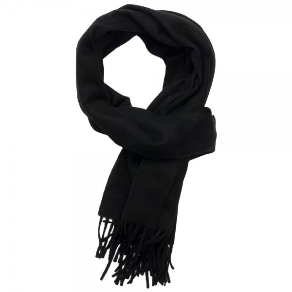 Sciarpa classica in cashmere, nera