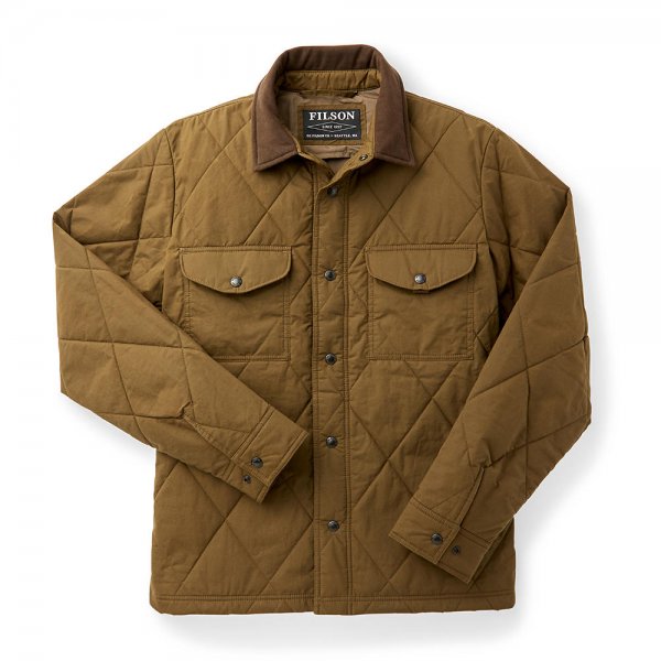 Filson Hyder Quilted Jac-Shirt, marsh olive, M