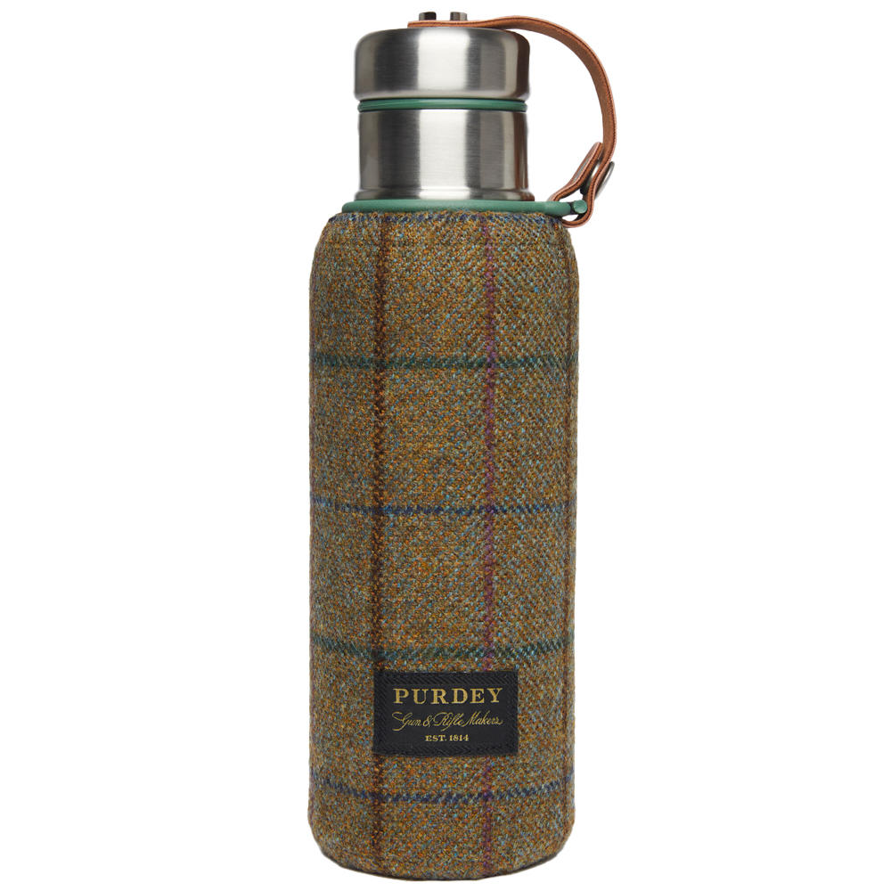 Bouteille thermos Purdey avec tweed 500 ml FYNE Thermos recipients isolants The GunDog Affair