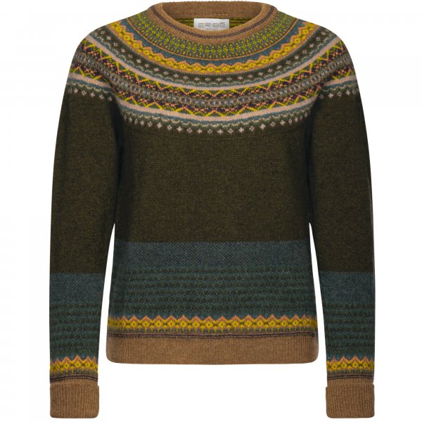 Eribé Ladies’ Fair Isle Sweater, Highland, Size XS