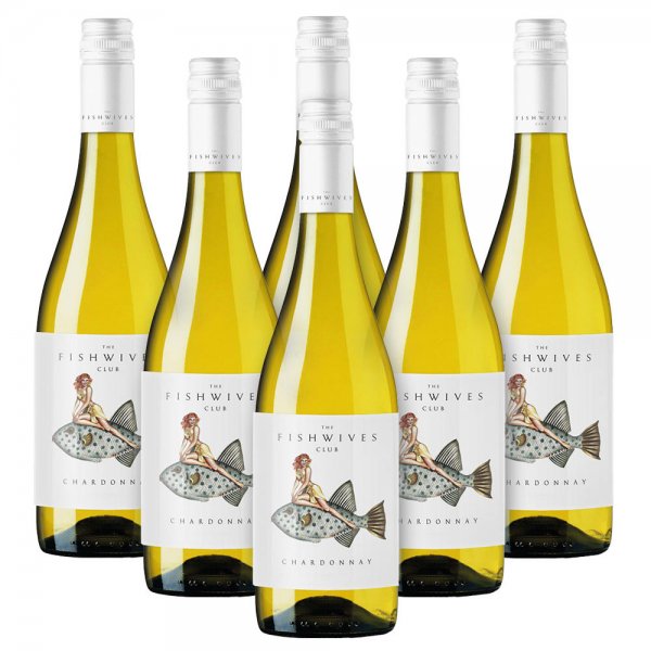 Wino białe The Fishwives Club Chardonnay 2022// 6 x 750 ml // 14 % vol.