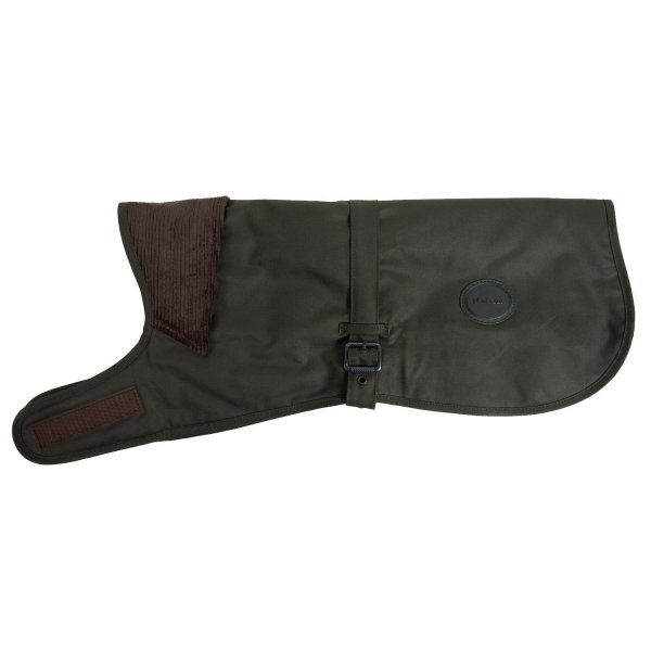 Płaszcz woskowany dla psa Barbour, oliwkowy, rozmiar XXL