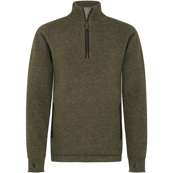 Dubarry Damen Zip-Pullover Morrisey, dusky green, Größe 34