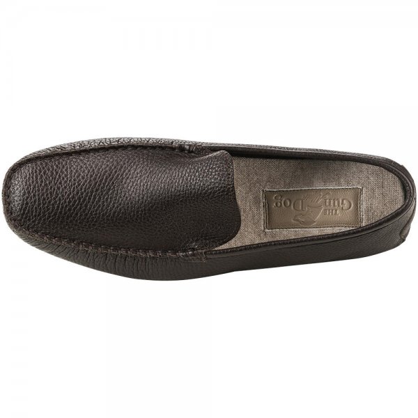 Virgil Men s Slippers Cashmere Lining Dark Brown Size 40 Slippers The GunDog Affair