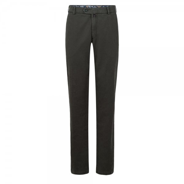Meyer »Bonn« Men's Twill Trousers, Olive, Size 50
