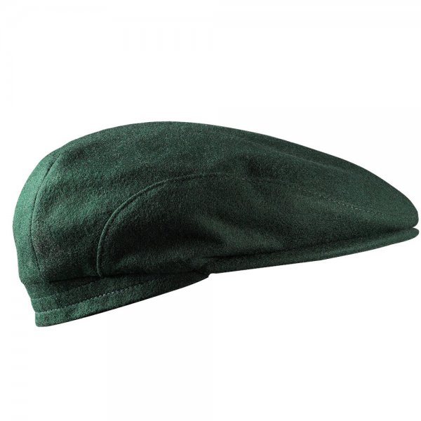 Loden Cap with Ear Protection Flap, Green, Size 55