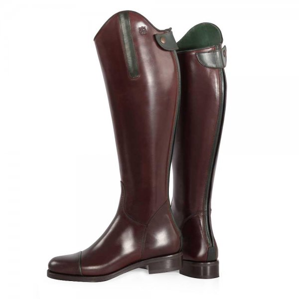 Rey Pavón Riding Boots, Brown/Green, Size 40