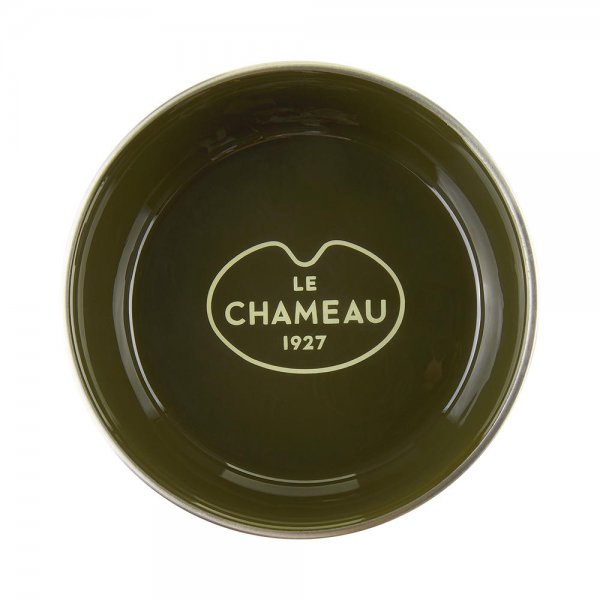 Gamelle pour chien Le Chameau, acier inoxydable, grande, Vert Chameau