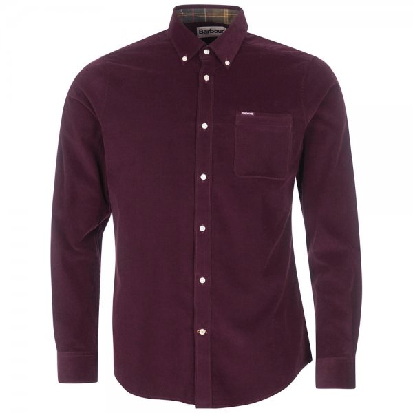 Chemise pour homme Barbour » Ramsey «, rouge d’hiver, taille M