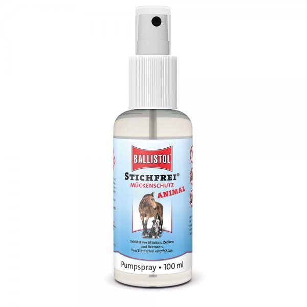 Spray repelente contra mosquitos Ballistol Stichfrei Animal, 100 ml