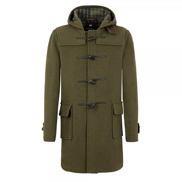 Gloverall Herren Duffle Coat Morris, Loden, Größe L